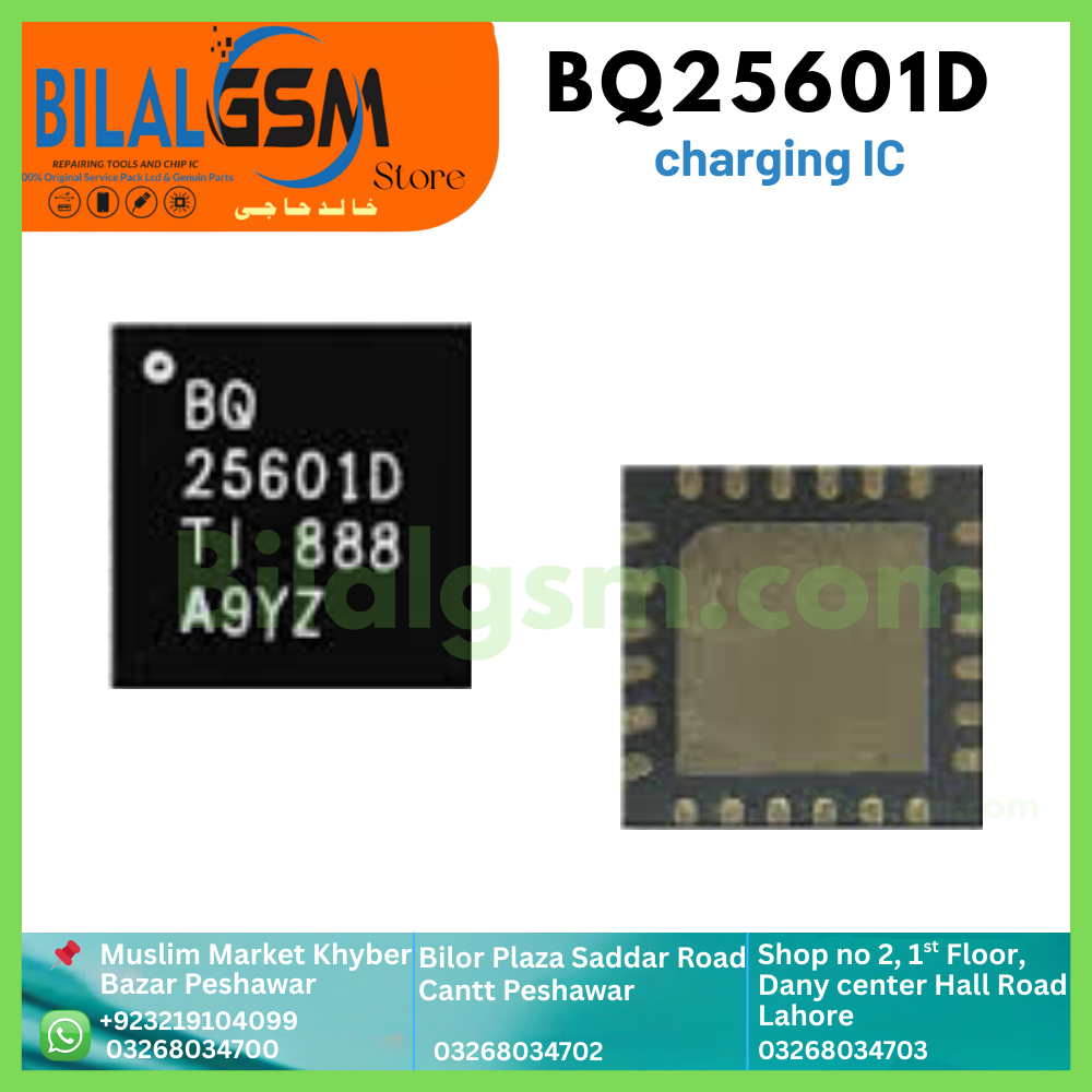 BQ25601D charging power IC for Infinix, Oppo, Vivo, Redmi, and Huawei repair Charging Power IC